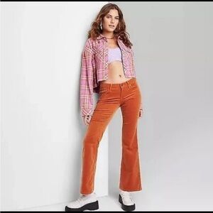 Wild Fable Burnt Orange/Rust Corduroy Pants